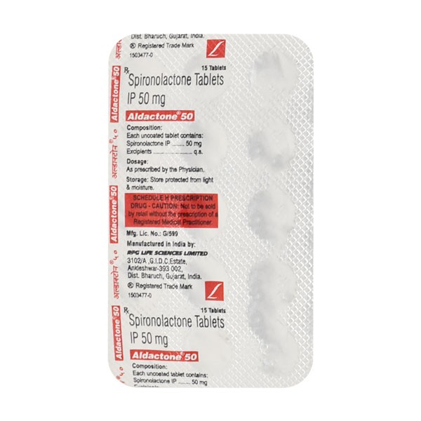 ALDACTONE 50MG 15`S