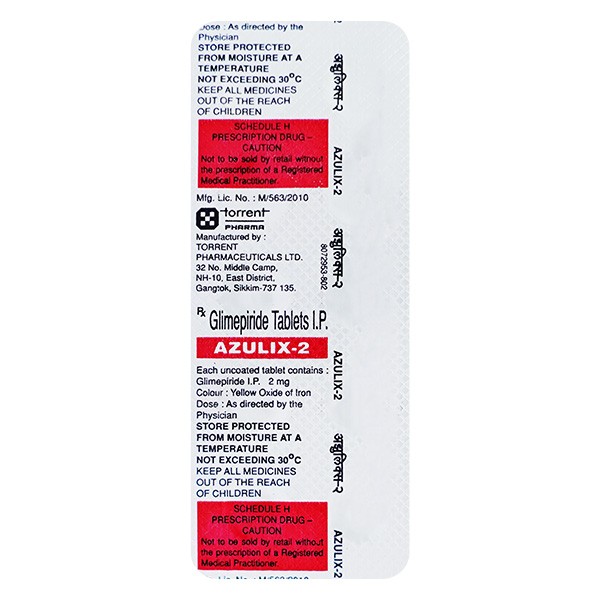 AZULIX 2MG TAB 10`S