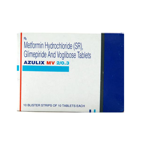 AZULIX MV 2/0.3MG TAB 10
