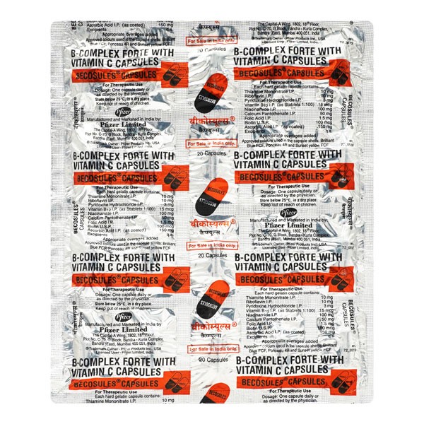 BECOSULES CAPS 20`S