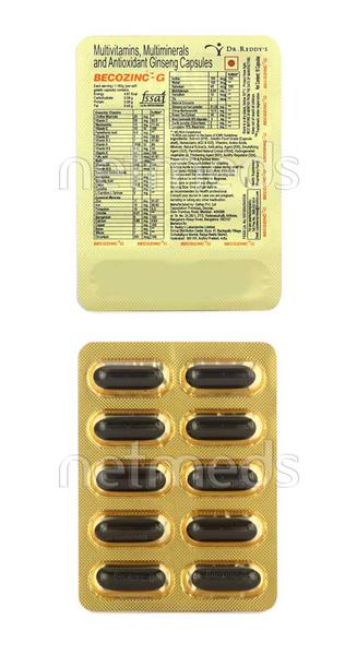 BECOZINC G CAP