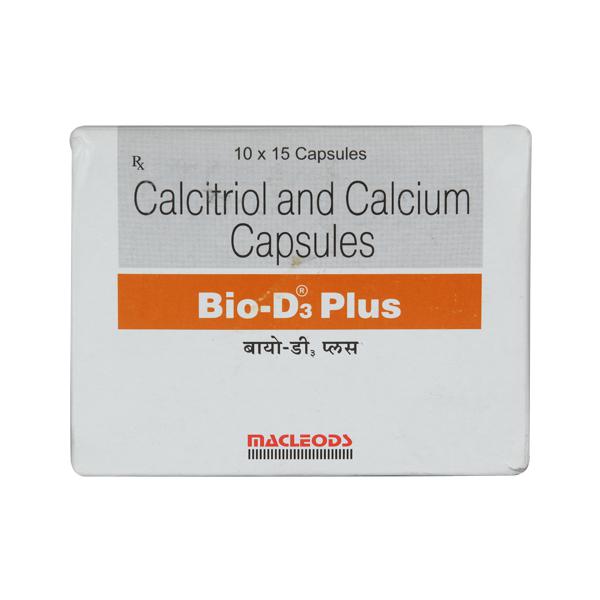 BIO D3 PLUS CAPS 15`S