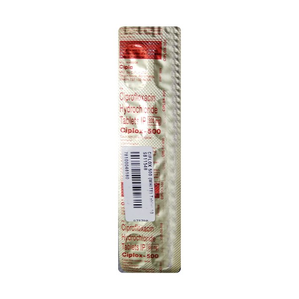 CIPLOX 500MG TABS 10`S