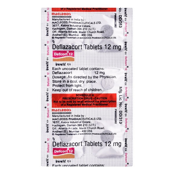 DEFCORT 12MG 6'S