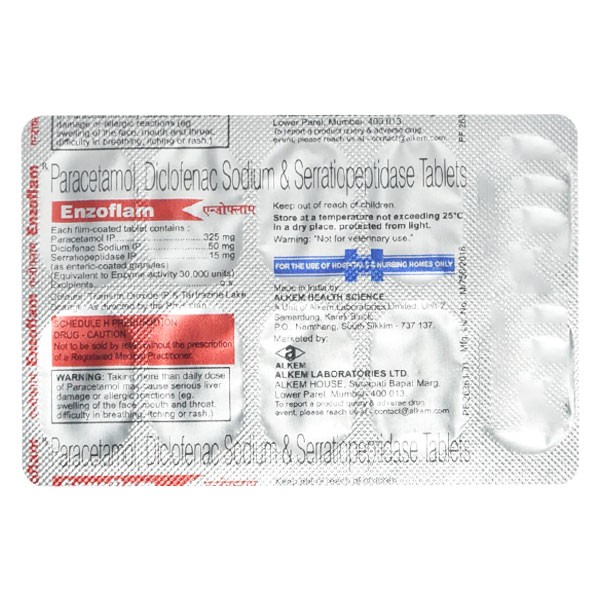 ENZOFLAM 10MG TABLETS 10`S