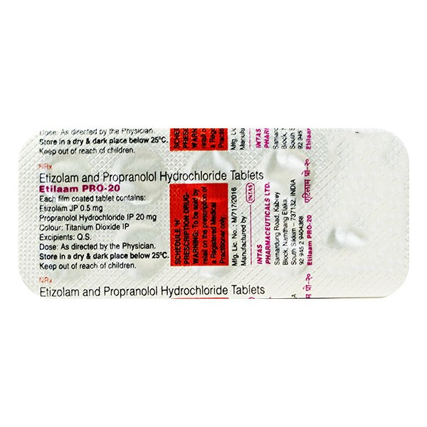 ETILAAM PRO 20MG  10S