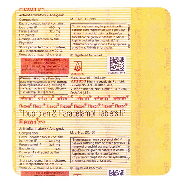 FLEXON TABS 15`S