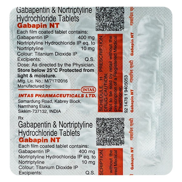 GABAPIN NT TAB 15S