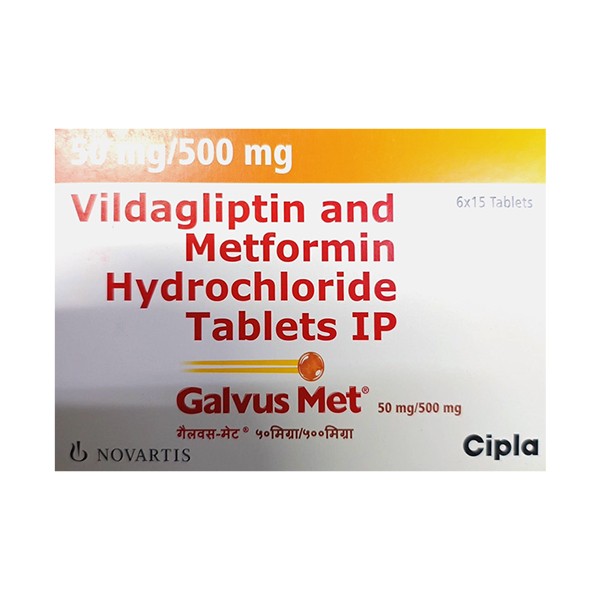 GALVUS MET 50MG/500MG TAB 15`S 15.S