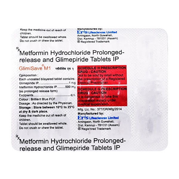 GLIMISAVE M1 TAB 15'S