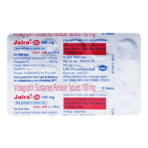 JALRA OD 100 MG 15 S