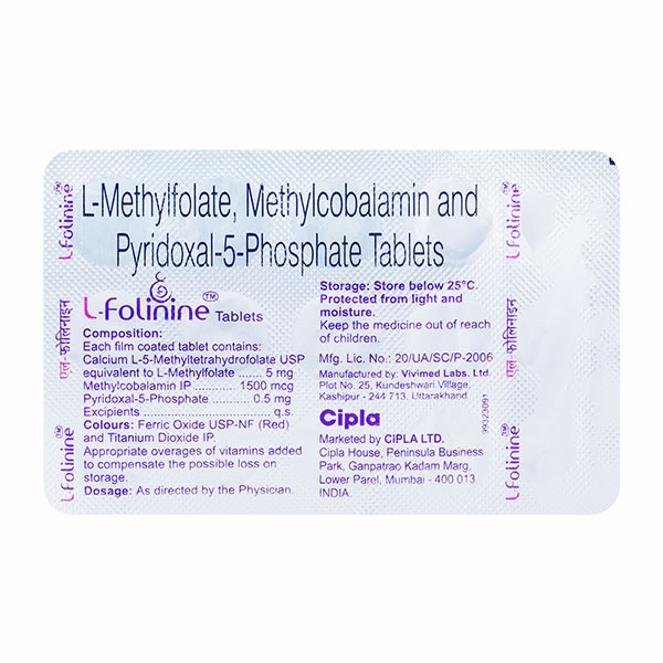 L FOLININE TAB 15