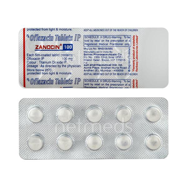 ZANOCIN 100MG TABS  
