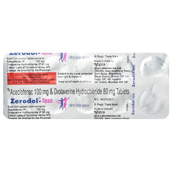 ZERODOL SPAS TAB