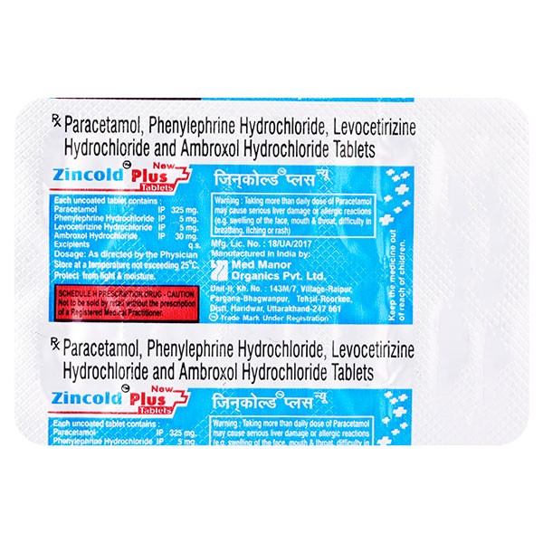 ZINCOLD PLUS TAB 10