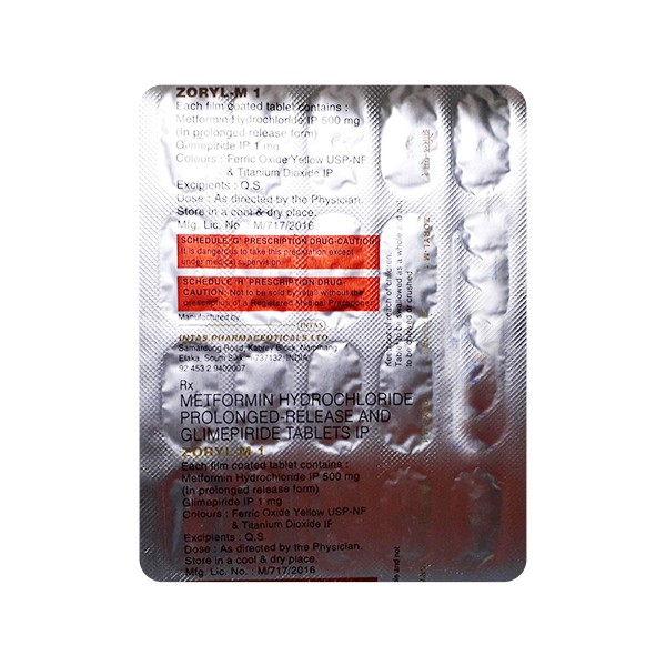ZORYL - M1 TAB 20'S